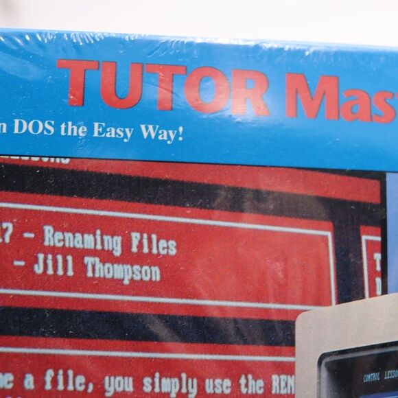 Tutor Master Learn DOS Vintage PC Floppy 3 1/3 Disc - Picture 8 of 13